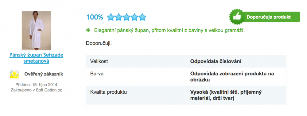 Recenze froté županů Recenze froté županů
