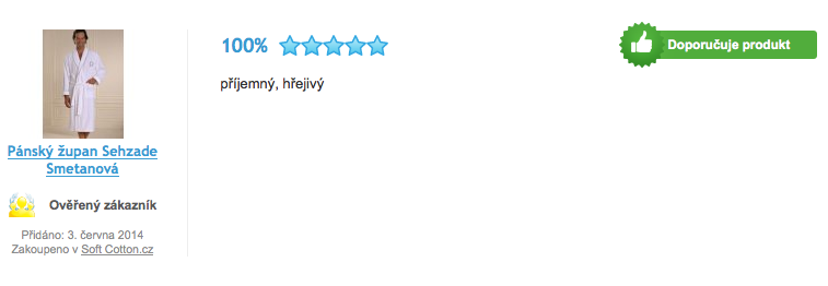 Recenze luxusního županu SEHZADE Recenze luxusního županu SEHZADE